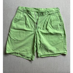 Men's Shorts - Bill's Khakis - Lime Green - Waist 33 - Inseam 9in